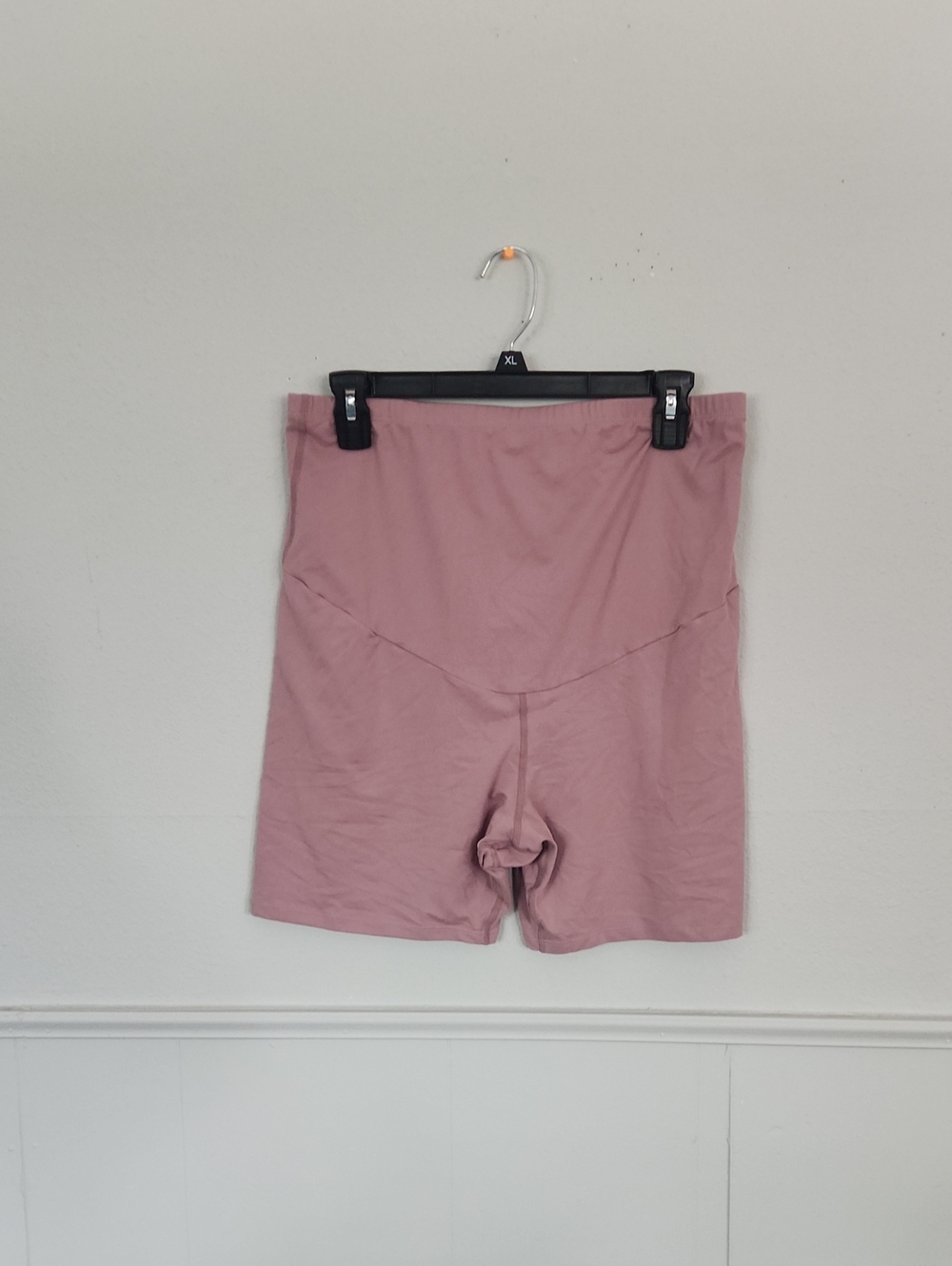 Women's High-Waist Bike Shorts - Dusty Mauve